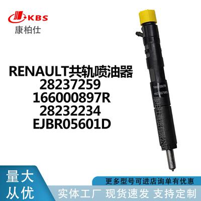 德尔福共轨喷油器28237259 166000897R 28232234 EJBR05601D
