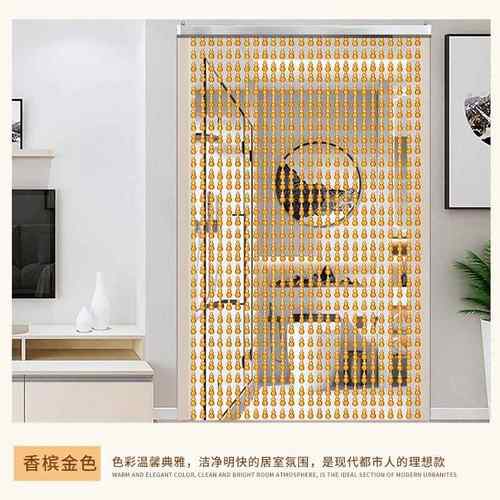 珠门帘子风葫芦仿水水晶防蚊蝇隔断帘厕帘所卧室厂家直供客家厅装