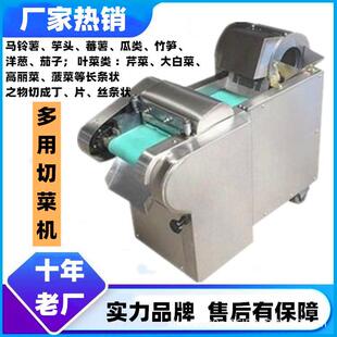 大型快速多功能切菜机 小型锅饼切片机 剁椒机 多用切片机