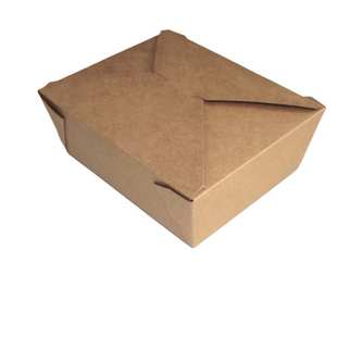 牛皮纸打包盒一次性商用韩式炸鸡盒轻食沙拉炒饭外卖防油纸盒批发