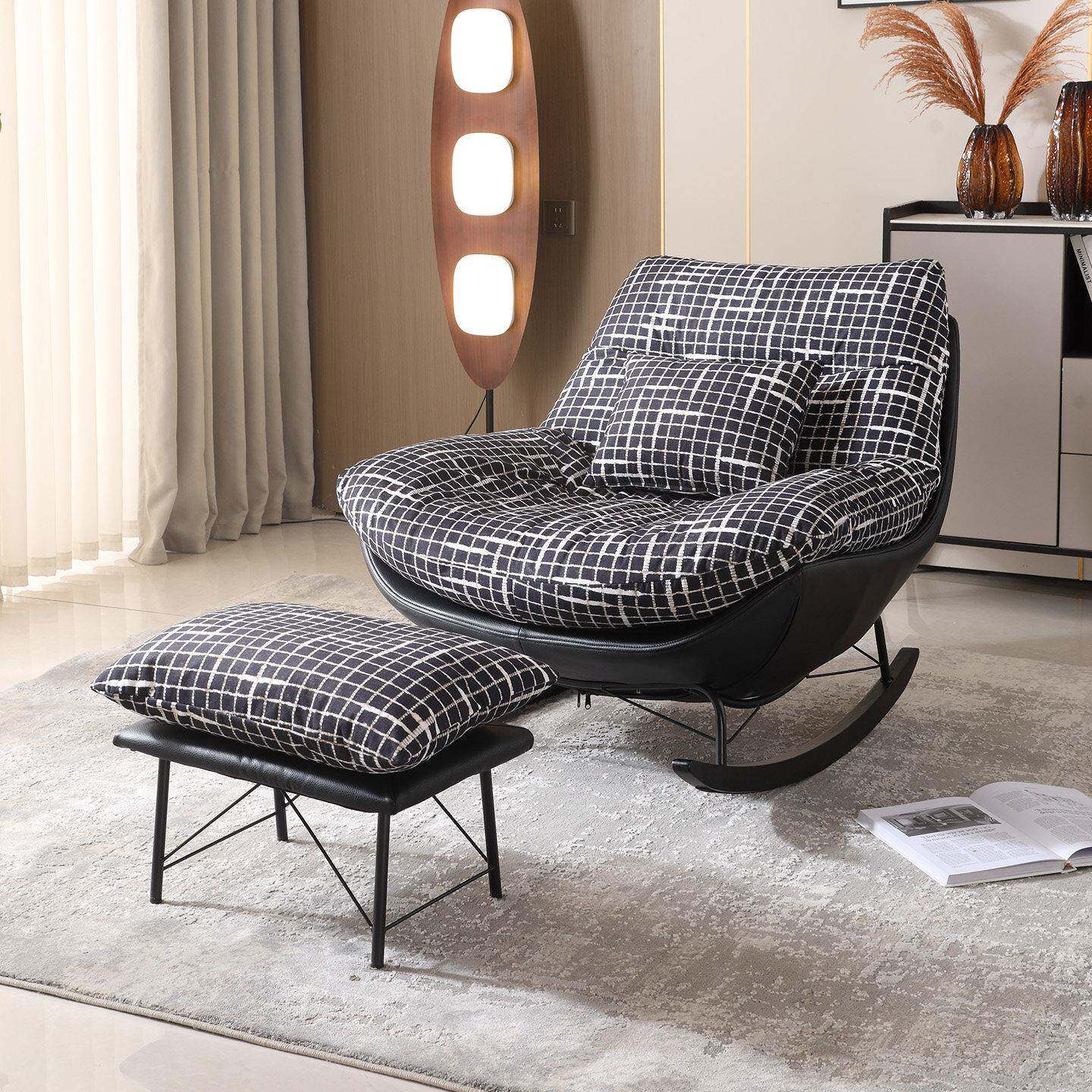 摇摇椅家用成人躺椅阳台懒人椅子客厅休闲2026新款单人摇摇沙发椅