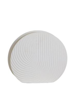 ins白色艺术北欧摆件陶瓷客厅花器插花简约创意装饰花瓶桌面摆件