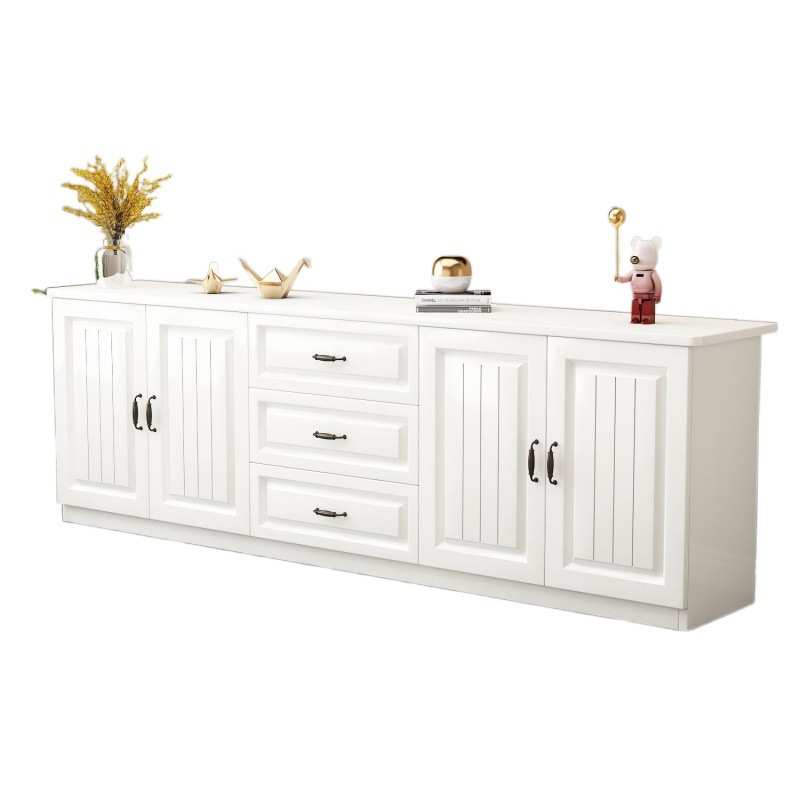 M1高款现代简约全实木电视柜落地柜组合储物柜客卧室落地组