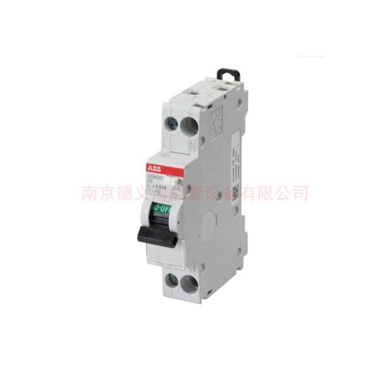 ABB空气开关 GSN201 单模数电子式剩余电流动作断路器 6A-25A