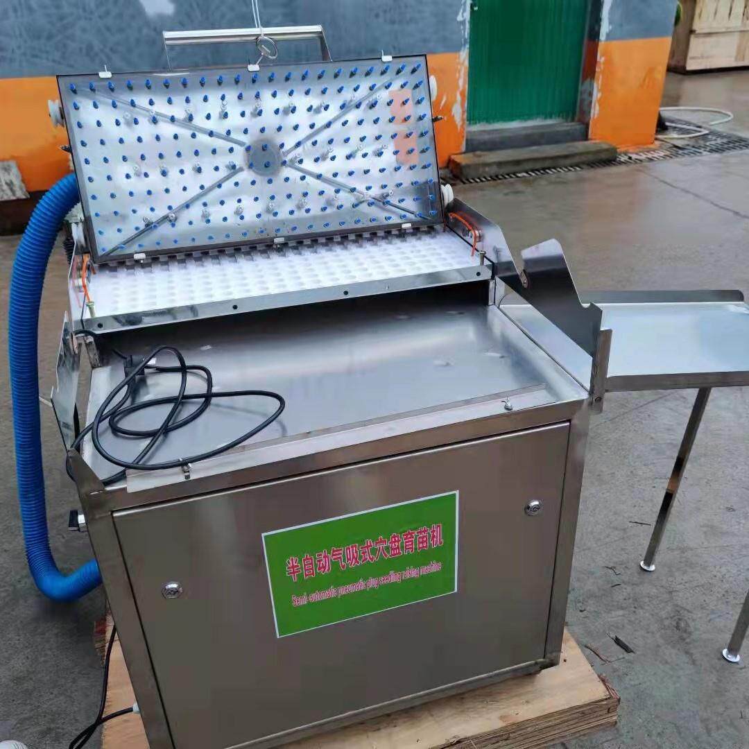 半自动穴盘育苗播种机大棚果蔬育苗机花卉种子小型农用育苗机