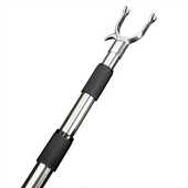 晒新品 家用丫三节不锈钢挂叉衣杆撑衣收晾衣取衣米加挑杆伸缩2长