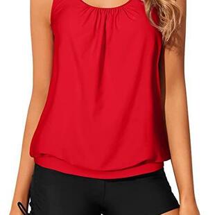 Tankini Swimsuits Womens 2 Piece Swimsuit With Tank Top