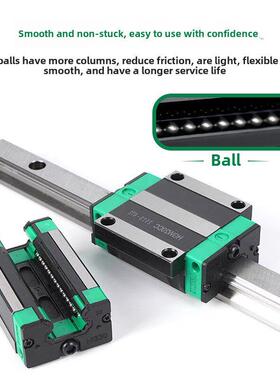 国产银色可互换直线导轨滑块滑轨方形导轨滑轨Hgh/Hgw15 20 25
