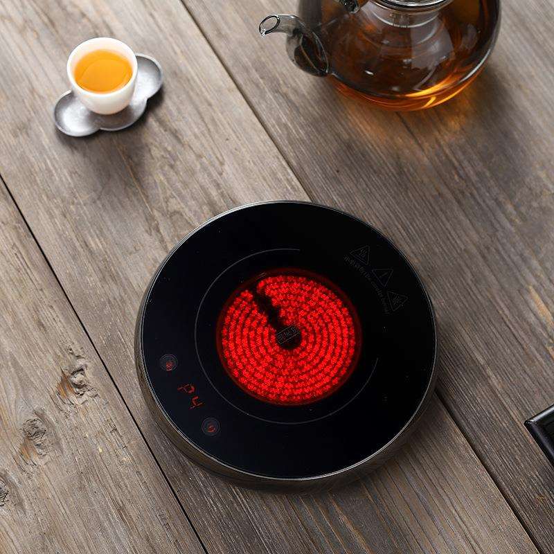 玉玊轩炭晶缘电陶茶炉电陶炉超薄电陶炉围炉煮茶电陶炉煮茶器