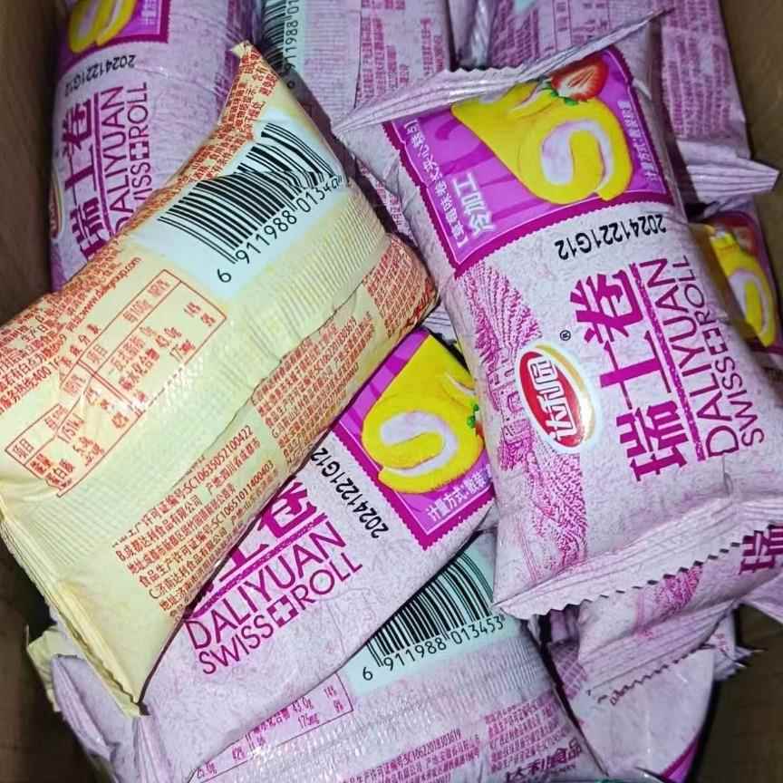 达利园瑞士卷蛋糕面包早餐整箱多口味糕点办公室零食代餐休闲食品