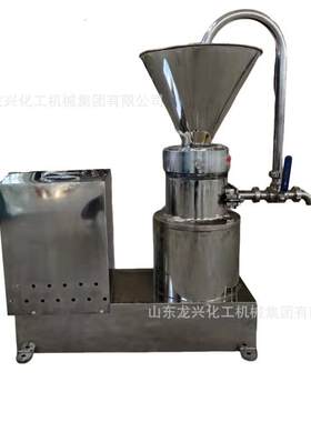 240型立式不锈钢食品级花生酱胶体研磨机厂家|管道胶体磨胶原理