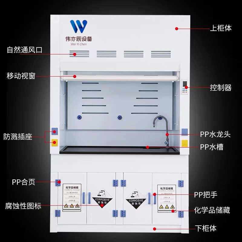 伟亦辰PP通风柜化验室通风橱实验室台柜耐腐蚀桌上型通风房排风柜,工业油品/胶粘/化学/实验室用品,其他实验室设备,淘宝优惠券,粉丝福利购,淘宝优惠卷