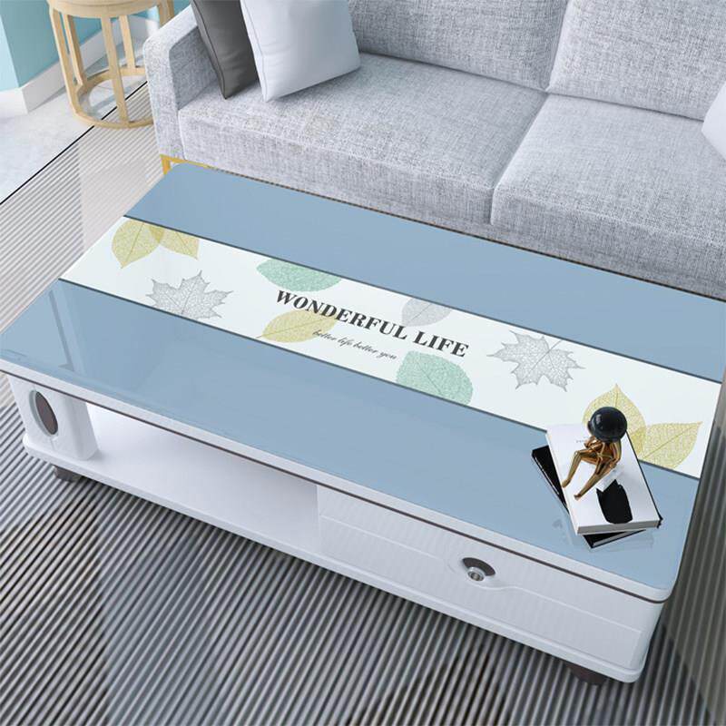 茶几桌布简约现代ins软玻璃桌垫pvc垫子防水防烫餐桌垫电视柜桌布