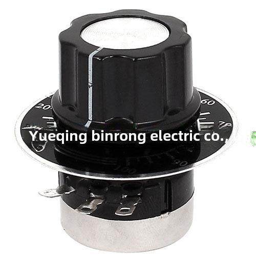 Rv24Yn单圈碳膜电位器带旋钮刻度板1K 2K 5K 10K 20K 50K 100K