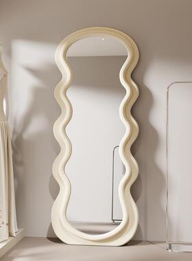 网红云朵地全身镜服装店镜子轻奢美颜HFY全身穿衣试设衣落家用镜