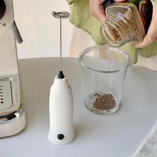 打奶泡器奶泡机咖啡奶泡打发器起泡器搅拌棒电动手持牛奶奶泡器