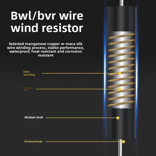 Bwl Ee高精度精密电阻无感采样低温漂移电阻0.25W0.5W1W0.1%