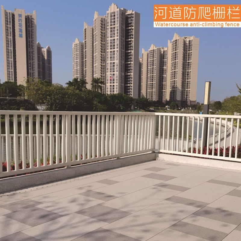 河道防护栏河边铁艺栅栏安装湖泊装饰栏杆游乐园海南安全栏杆安装