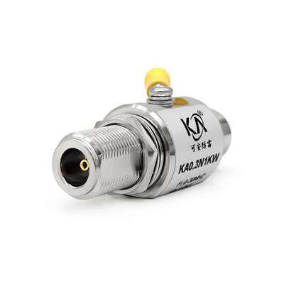 KA0.3N1KW天馈防雷器1.5-30Mhz大功率1KW馈线浪涌保护器N-KK双母