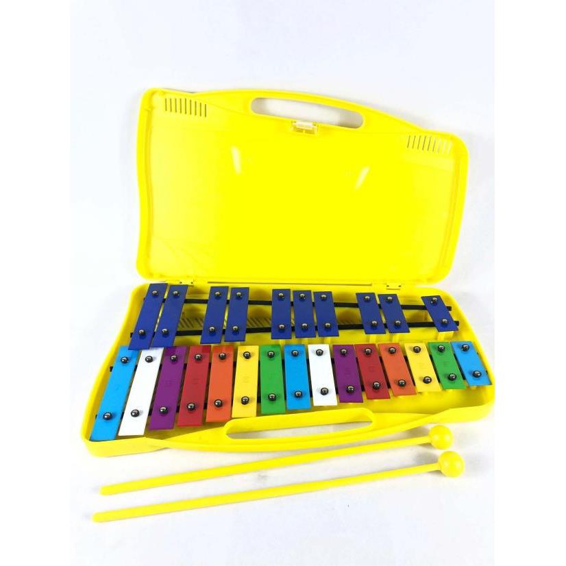 高档包邮奥尔夫音乐教具25音板琴铝 25音钢片 敲琴琴 专业打琴