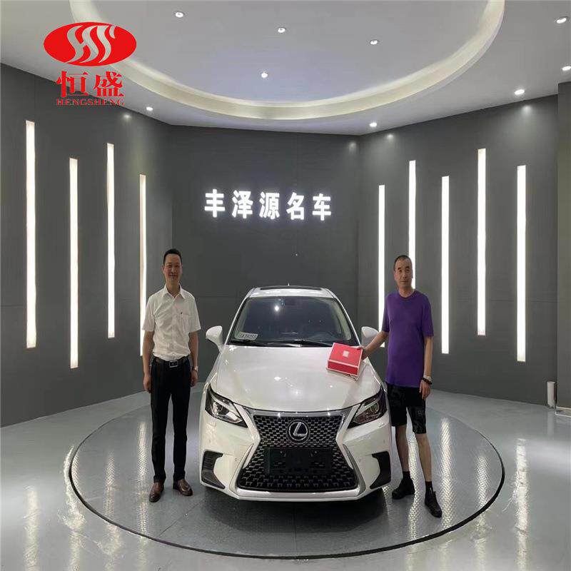汽车旋转台超薄旋转展台车展转车台展厅汽车旋转地台拍照超薄转台