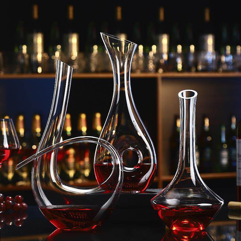 家用水晶玻璃醒酒器欧式红酒葡萄酒分酒器调酒器小号酒壶