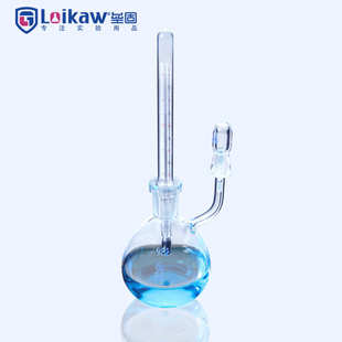 带温度计玻璃密度瓶 附温比重瓶 垒固 实验室玻璃器皿 25ml