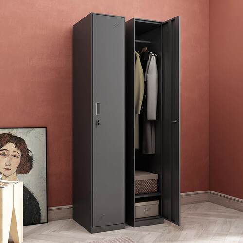 拆色钢制jh-66更衣柜员工宿舍换衣柜子室健身房加厚储物柜装浴更