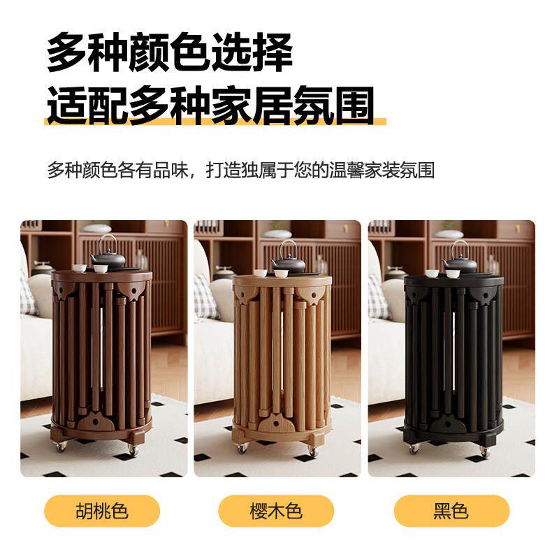 实木圆凳餐桌家用六合一家用叠叠放凳子可叠放备用餐椅折叠椅凳子