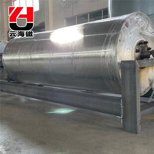 永磁滚筒高强磁滚筒磁选机选矿专用磁滚筒磁选机