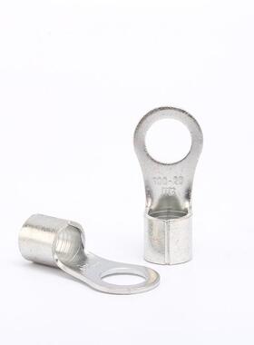 TO型冷压接线端头NB端TO型圆形LYSR裸RNB00-201OT铜鼻子圆形裸头