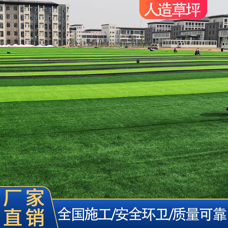 10mm厚门球场人工草坪 50厚带填充人工草坪足球场 填充型人工草坪