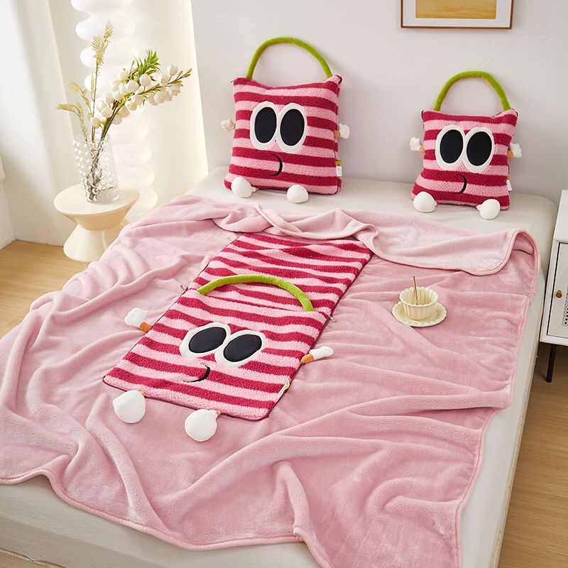 车用办公室午睡枕头车载折叠靠枕二合一便携手提抱枕被子两用毯子,居家布艺,靠垫/抱枕,淘宝优惠券,粉丝福利购,淘宝优惠卷