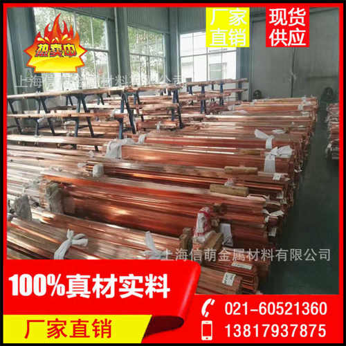 厂家现货直销T2镀锡紫铜排型号全 T2镀锡铜排质量优  接地铜排