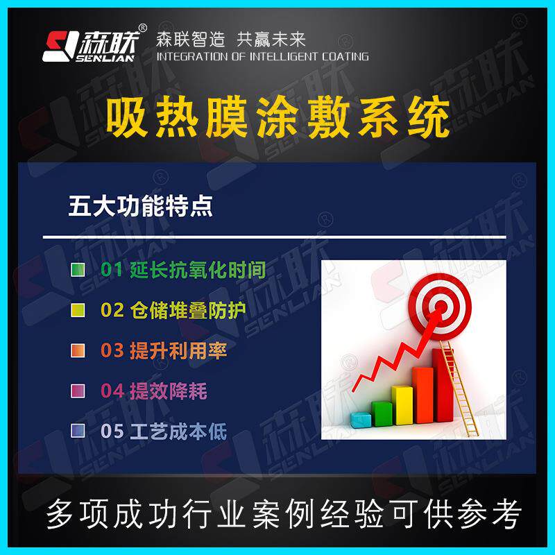 吸热膜涂敷系统森智能装备L璃ow-BNF联E玻保护涂层涂覆机