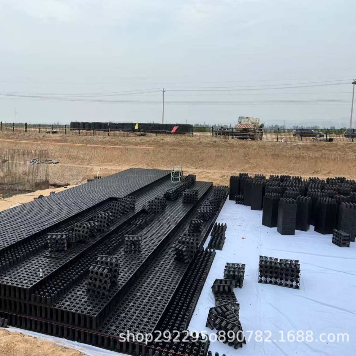 海绵城市建设 蓄水模块 PP塑料模块高承载  雨水收集 市政绿化