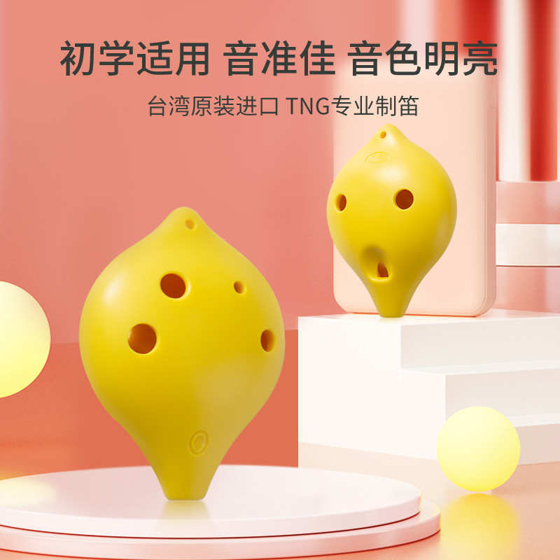 TNG树脂陶笛小学生专用6孔AC调学校初学教学款塑胶六孔儿童乐器