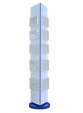 旋转资料架银行宣传册资料架单位折页A4资料展示架杂志收纳取阅架