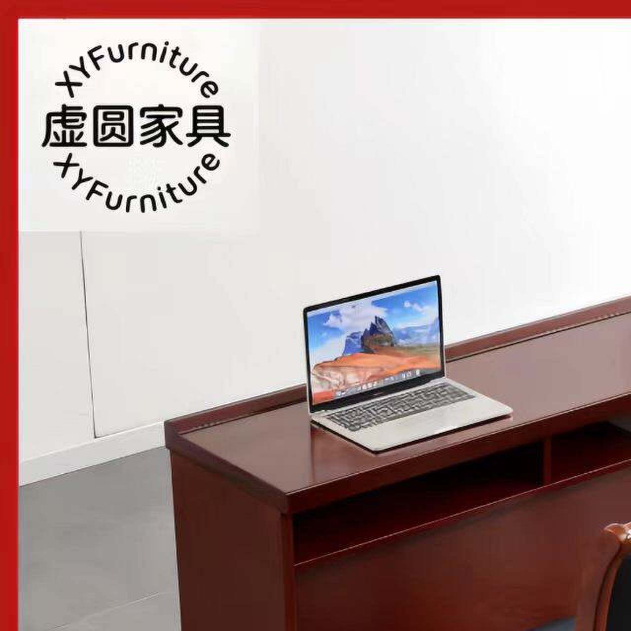 油漆会议条桌领导会议室长条桌培训桌椅组合双人长方形实木长条桌