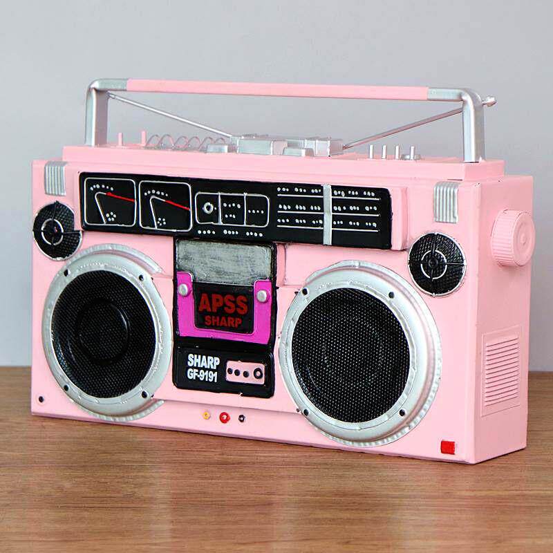 覆古怀旧老式收音机照相机电话机留声机模型摆件拍摄道具橱窗装饰