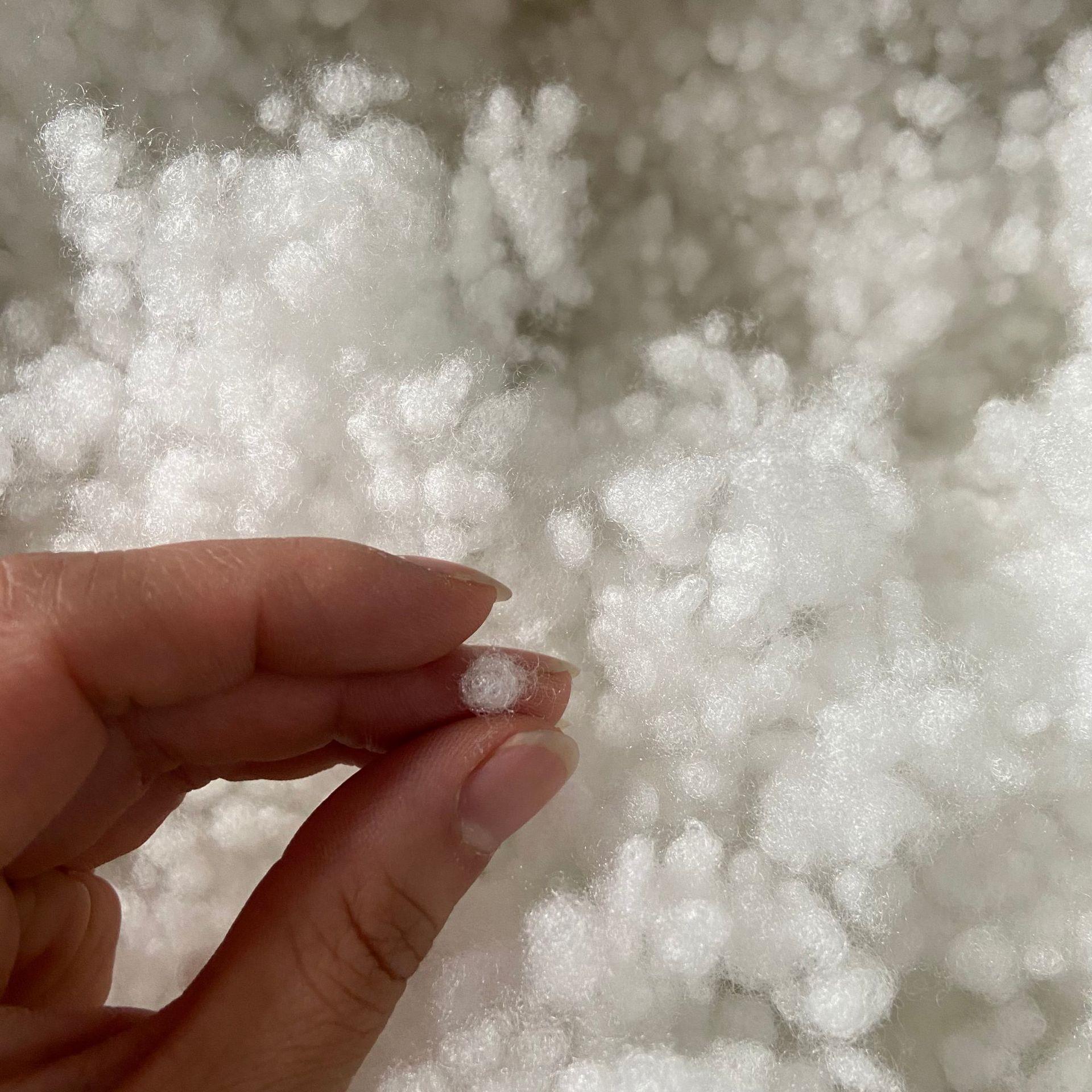 无荧光填充棉 3d蓬松珍珠棉抱枕玩偶pp棉 服装填充颗粒分明宝宝棉