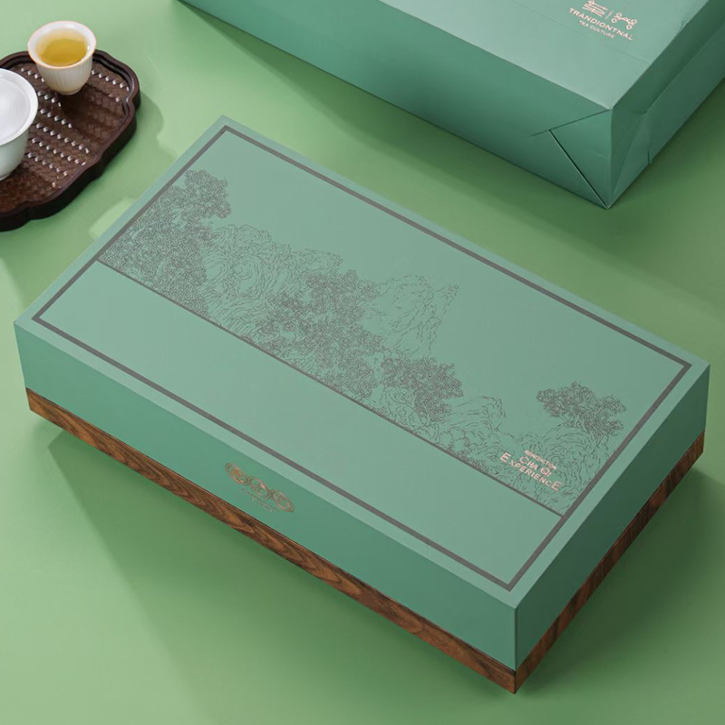 明前龙井茶叶礼盒装空盒一斤装茶叶罐西湖狮峰茶叶包装盒定制