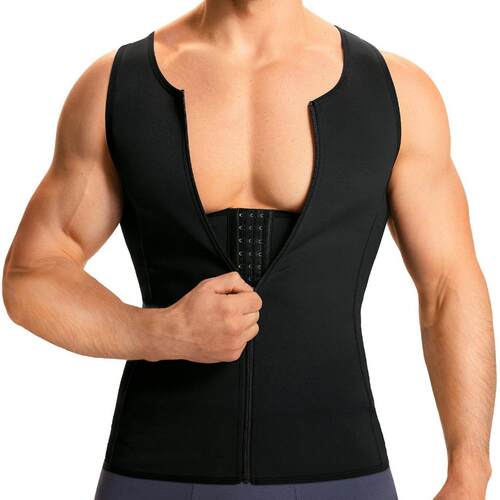 nebility Men Compression Shirt for Body Slimming Shaper Unde