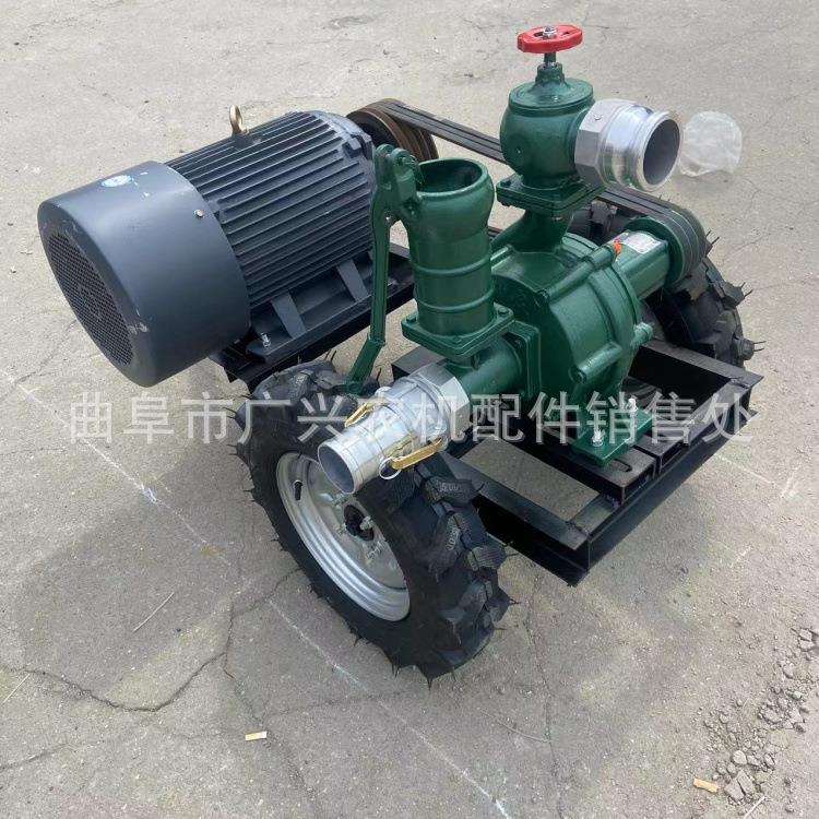 农用3寸多级电机泵扬程180米抗旱喷灌泵拖车款排灌水泵机组
