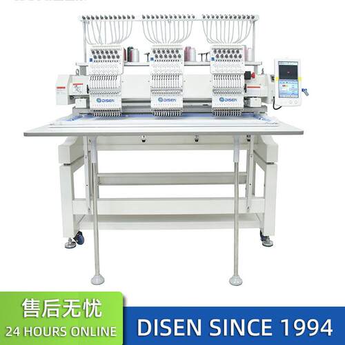 三头全自动泰智电脑绣花机 3 head computer embroidery machine