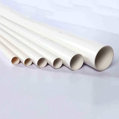 白色UPVC大口径排水管 地下排污水管工程管下水管PVC塑料给水管材