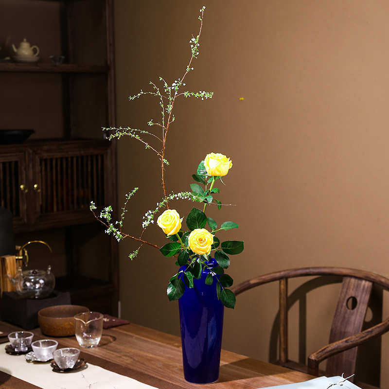 桌日式瓶小原白色器山剑流【陶瓷插花家居花瓶器特惠禅意花投入】,鲜花速递/花卉仿真/绿植园艺,花盆,淘宝优惠券,粉丝福利购,淘宝优惠卷