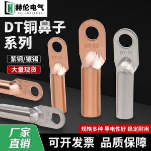 dt铜接线端子国标铜接线端子镀锡铜接线端子接线端子开口铜接线端