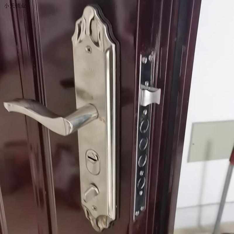 防盗门门锁家用通用型木门大门门把手锁具套装入户门锁房门锁整.