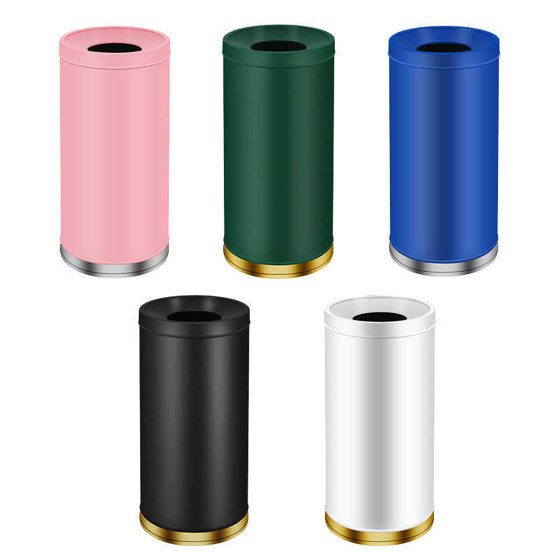 不锈钢垃圾桶商场商用大号无盖立式大容量酒店餐厅圆形座地港式桶,家庭/个人清洁工具,垃圾桶,淘宝优惠券,粉丝福利购,淘宝优惠卷